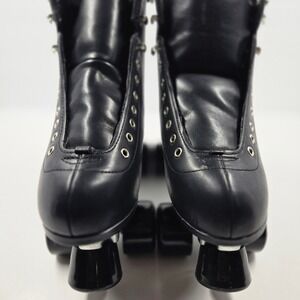 Cosmic Skates Archie-15 Black Quad Roller Skates Womens 8 Mens 7 EUR 39